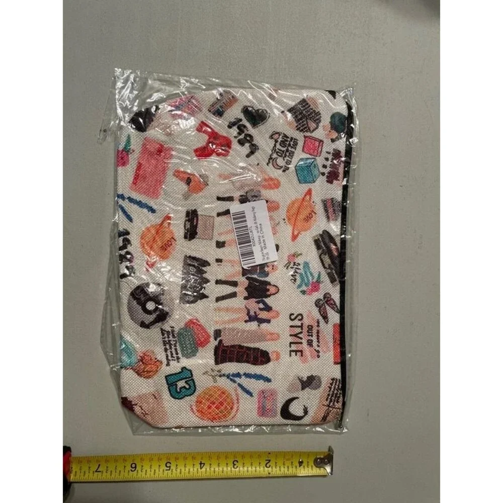 Taylor Swift Canvas makeup cosmetics pencil bag pouch